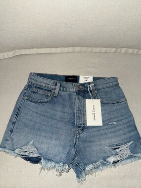 Lucky Brand Light Blue Distressed Denim Cutoff Shorts